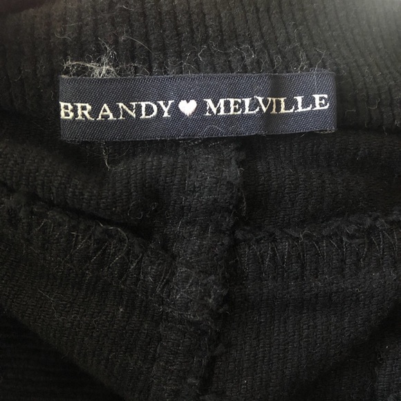 Brandy Melville Black Corduroy Skirt - Picture 4 of 4